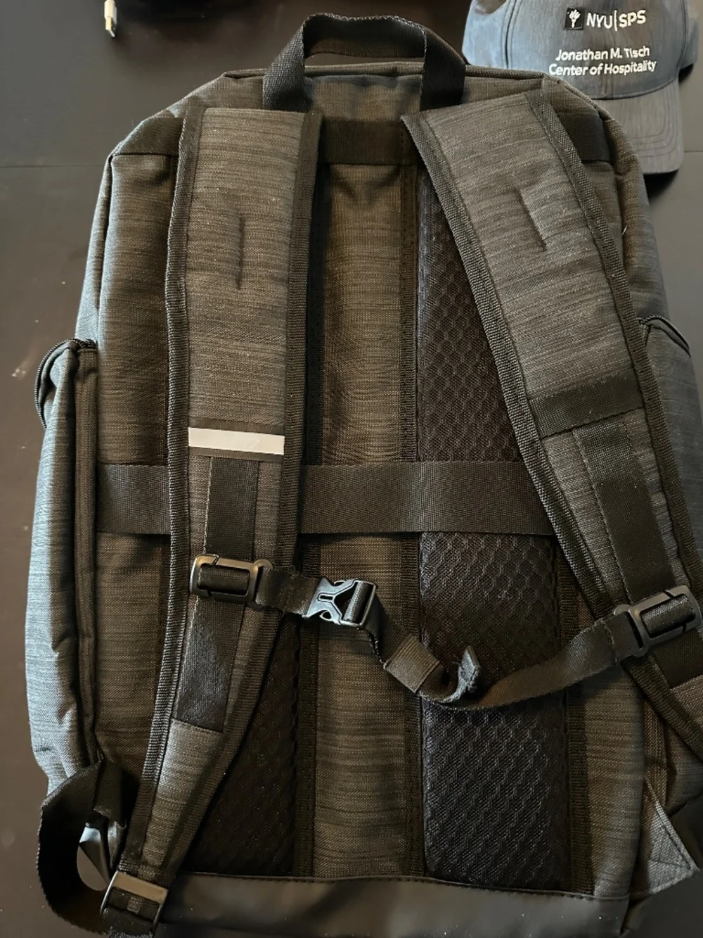 NYU SPS Tisch Hospitality Backpack, Cap & Water Bottle Set – Brand New